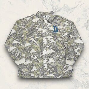 Disney Shirt Jersey Disneyland Resort Tropical Leaf Puff Print Mens Size Large